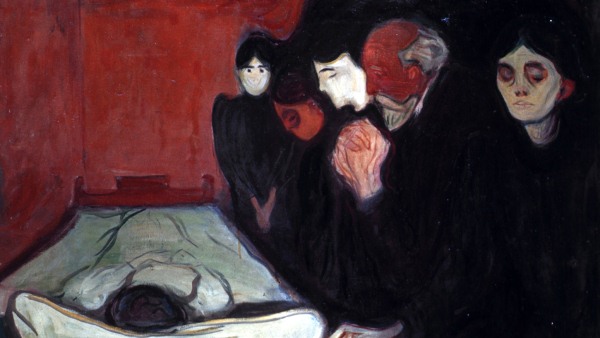 Corbis: Edvard Munch, By the deathbed [fever]