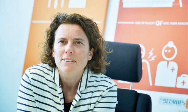 Praktijkopleider Marieke Jacobs is bedrijfsarts bij De Bedrijfspoli in Nijmegen.