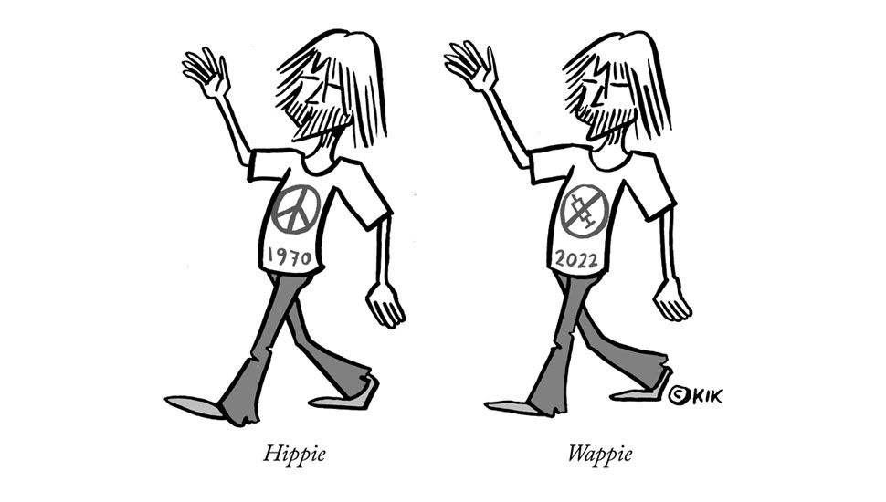 Hippie en Wappie