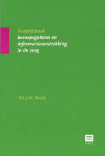 W.L.J.M. Duijst, Praktijkboek beroepsgeheim en informatieverstrekking in de zorg, Maklu, 168 blz., 24,95 euro.