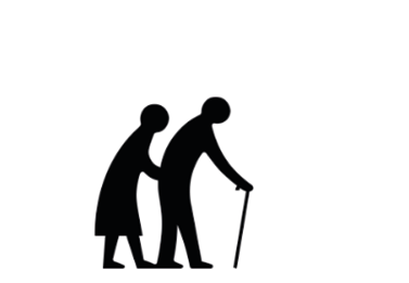 Icoon voor kwetsbaarheid, dat primair dient als signalering voor het team van de ouderen­geneeskunde, maar als neveneffect heeft dat de bewustwording van de kwetsbaarheid van patiënten bij de betrokken zorgverleners toeneemt.   