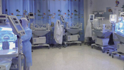 Afdeling Neonatologie in een ziekenhuis op de West Bank. Beeld: auteur