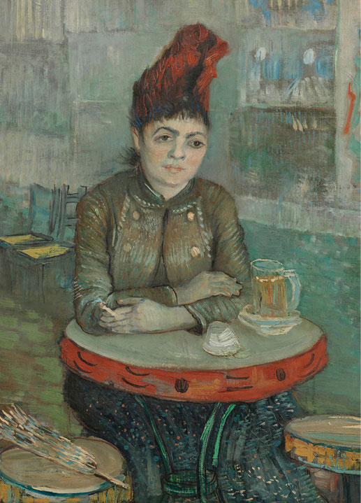 Vincent van Gogh, In het café: Agostina Segatori in Le Tambourin (1887), Van Gogh Museum