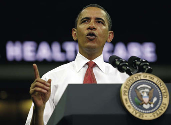 Vrijwel elke Amerikaan is straks verzekerd, als het aan president Obama ligt.  beeld: Corbis