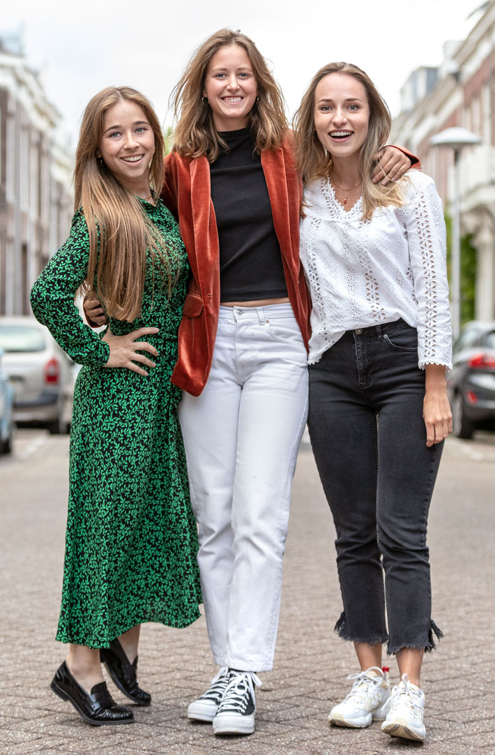Tiara Ringers, Tessa Dinger en Doris van der Heijden; de oprichters van Koffieco. Foto: Ed van RIjswijk.