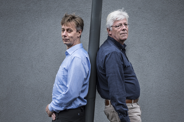 Anesthesioloog-pijnspecialist Egbert Klarenbeek (links) en huisarts Jaap Talsma voelden zich als SCEN-arts niet serieus genomen. © Kees van de Veen