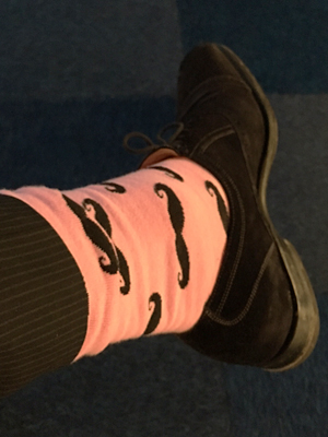 De roze sokken van Michael van Balken