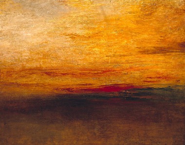 Joseph Mallord William Turner: Sunset, The Tate Gallery, London